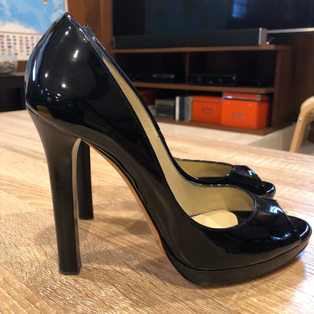 Jimmy Choo Proud peep toe pumps